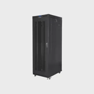 LANBERG Stojeći rack ormar, 19", 27U, 800x1200, perforirana vrata, crni